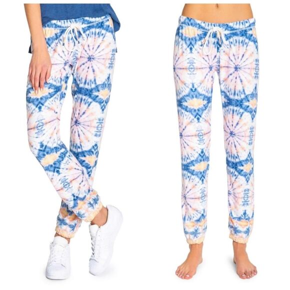 NWOT|PJ Salvage Hello Sunshine Tie Dye Lounge Pants, XS - Picture 2 of 9